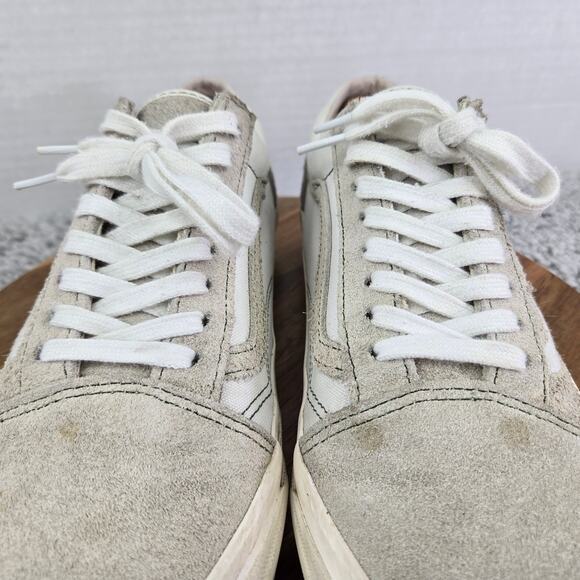 Vans x Notre OG Old Skool White Marshmallow Suede Canvas Daily Sneaker Mens 10.5 - Picture 8 of 15
